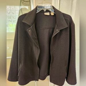 Chicos 3 zip up jacket